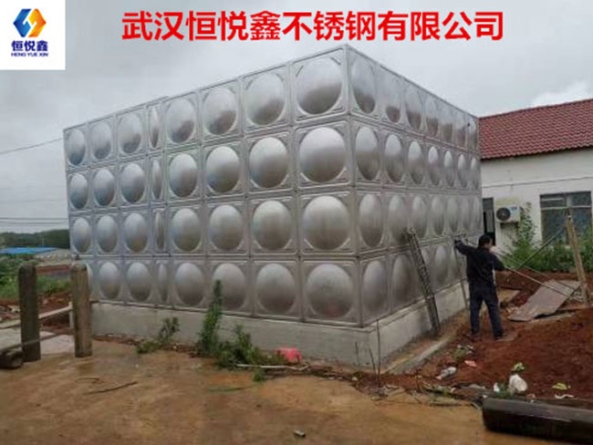 不銹鋼消防水箱施工現場